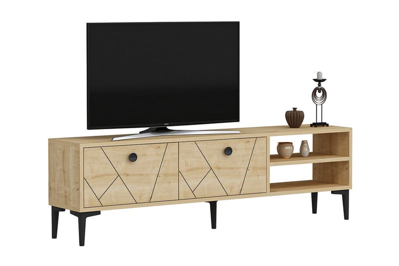 Andalos Tv-bänk 150 cm - Ljus Natur - Möbler - Tv möbel & mediamöbel - TV bänk & mediabänk