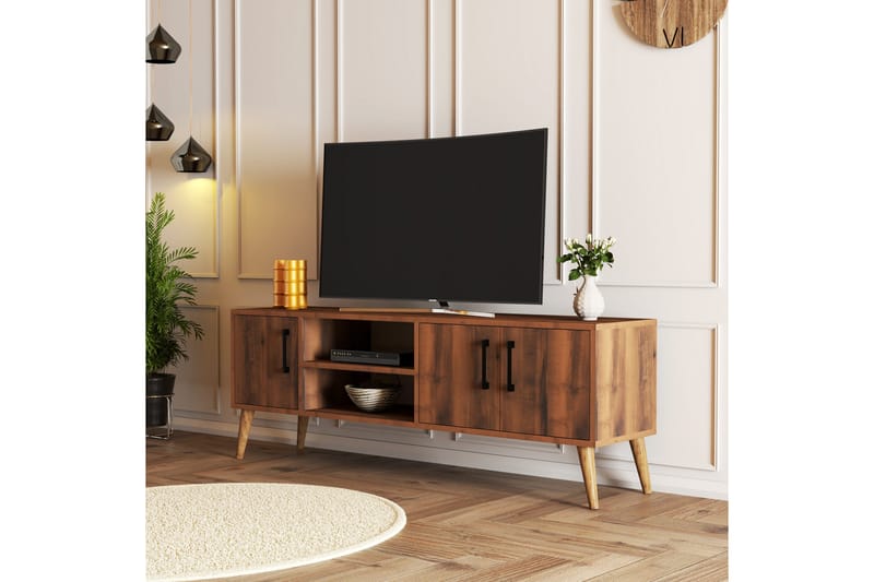 Andifli Tv-bänk 150x52 cm - Brun - Möbler - Tv möbel & mediamöbel - TV bänk & mediabänk