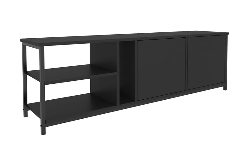 Andifli Tv-bänk 160x50,8 cm - Svart - Möbler - Tv möbel & mediamöbel - TV bänk & mediabänk