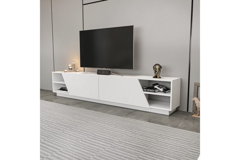 Andifli Tv-bänk 240x47,4 cm - Vit - Möbler - Tv möbel & mediamöbel - TV bänk & mediabänk