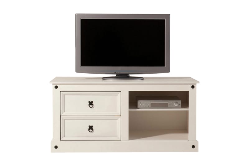 Ayala TV-bänk 120 cm - Vit - Möbler - Tv möbel & mediamöbel - TV bänk & mediabänk