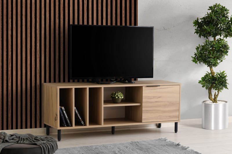 Ayleen Tv-bänk 140 cm - Natur - Möbler - Tv möbel & mediamöbel - TV bänk & mediabänk