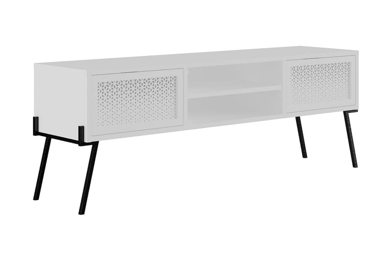 Belrain Tv-bänk 143 cm - Vit - Möbler - Tv möbel & mediamöbel - TV bänk & mediabänk