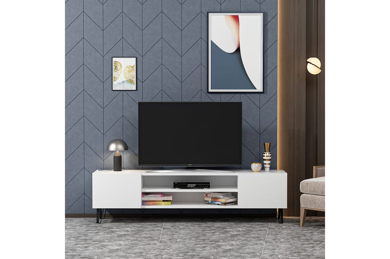 Bloomis Tv-bänk 160 cm - Vit - Möbler - Tv möbel & mediamöbel - TV bänk & mediabänk