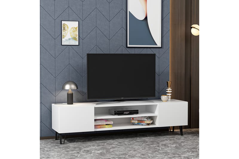 Bloomis Tv-bänk 160 cm - Vit - Möbler - Tv möbel & mediamöbel - TV bänk & mediabänk