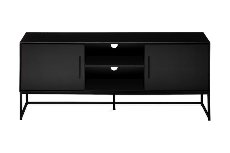 Closing TV-bänk 130 cm - Svart - Möbler - Tv möbel & mediamöbel - TV bänk & mediabänk