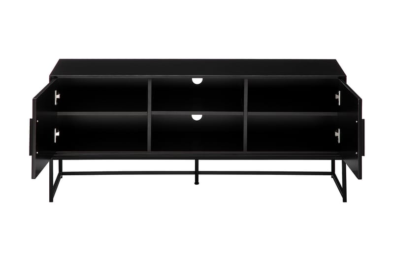 Closing TV-bänk 130 cm - Svart - Möbler - Tv möbel & mediamöbel - TV bänk & mediabänk