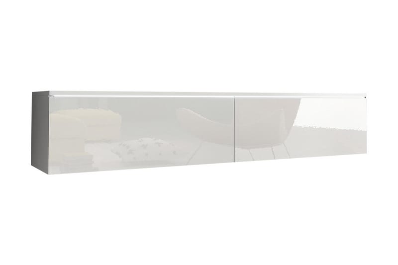 Cuguen TV-bänk 140x32x30 cm - Vit - Möbler - Tv möbel & mediamöbel - TV-möbelset