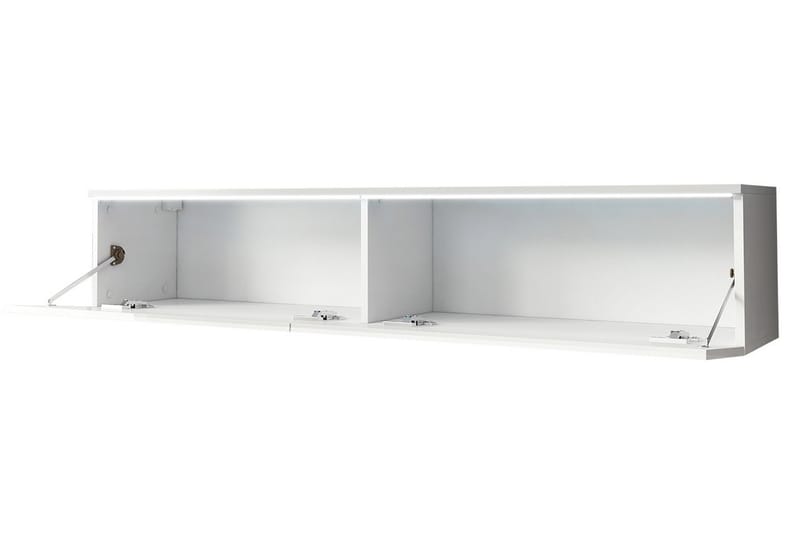 Cuguen TV-bänk 140x32x30 cm - Vit - Möbler - Tv möbel & mediamöbel - TV bänk & mediabänk