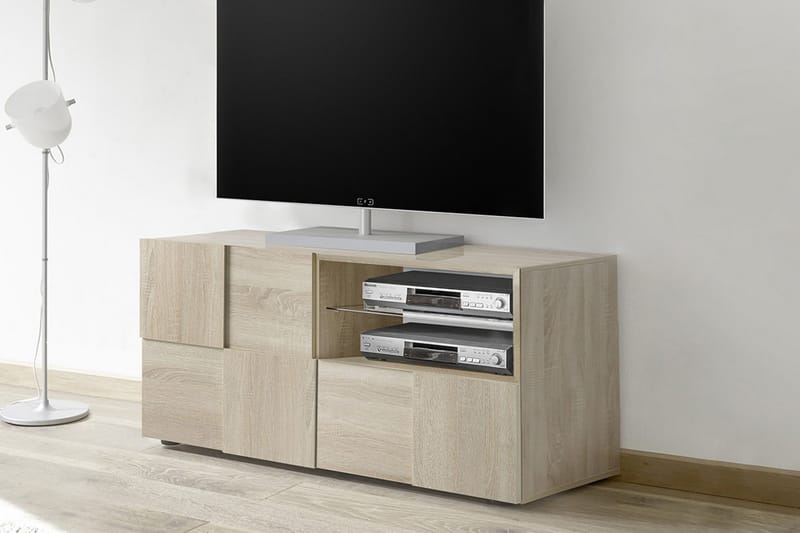 Dama TV-bänk 121 cm - Samoa Ek/Trä - Möbler - Tv möbel & mediamöbel - TV bänk & mediabänk