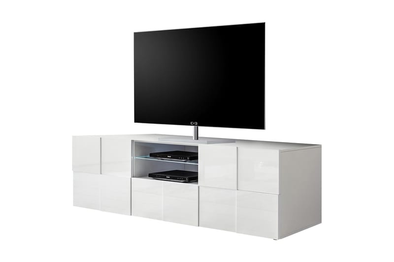 Dama TV-bänk 181 cm Stor - Vit - Möbler - Tv möbel & mediamöbel - TV bänk & mediabänk