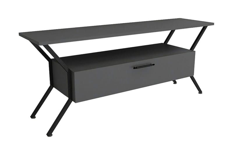 Desgrar Tv-bänk 124x54 cm - Antracit - Möbler - Tv möbel & mediamöbel - TV bänk & mediabänk
