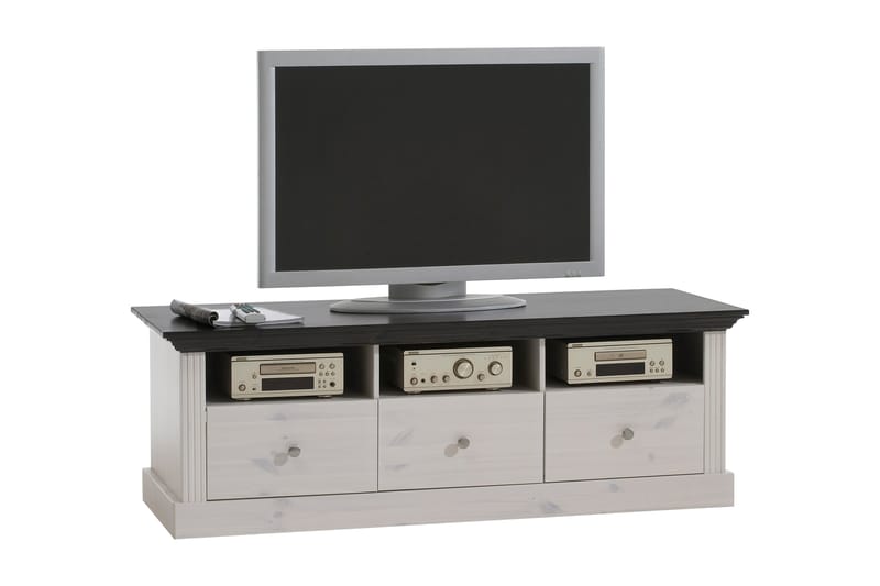 Dorsey TV-bänk 145 cm - Whitewash - Möbler - Tv möbel & mediamöbel - TV bänk & mediabänk
