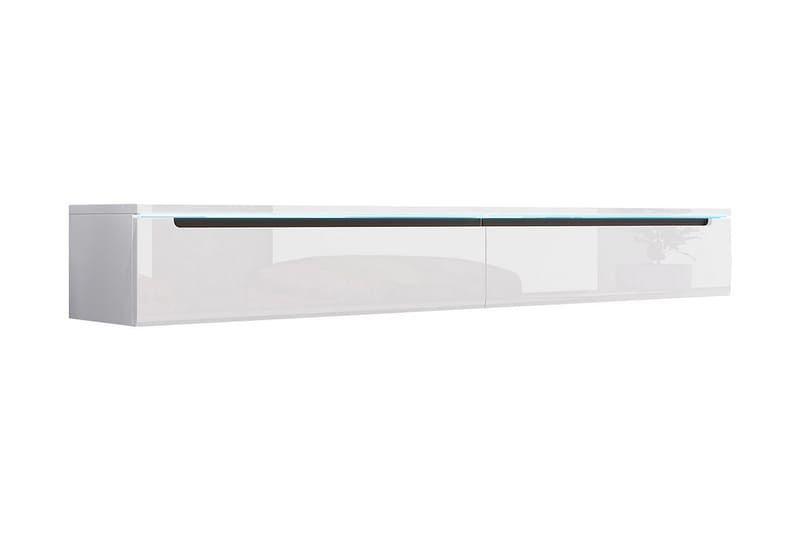 Duna TV-bänk 180x33x24 cm - Vit/Gul - Möbler - Bord & matgrupper - Avlastningsbord - Sängbord & nattduksbord
