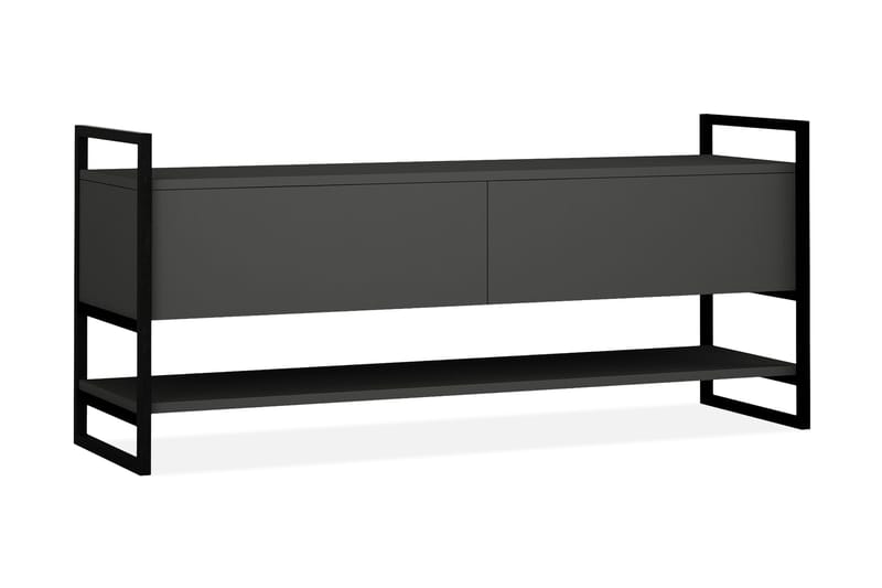 Homitis Tv-bänk 131 cm - Mörkgrå - Möbler - Tv möbel & mediamöbel - TV bänk & mediabänk