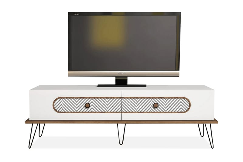Hovdane TV-Bänk 145 cm - Vit - Möbler - Tv-möbler & mediamöbler - TV-bänk & mediabänk