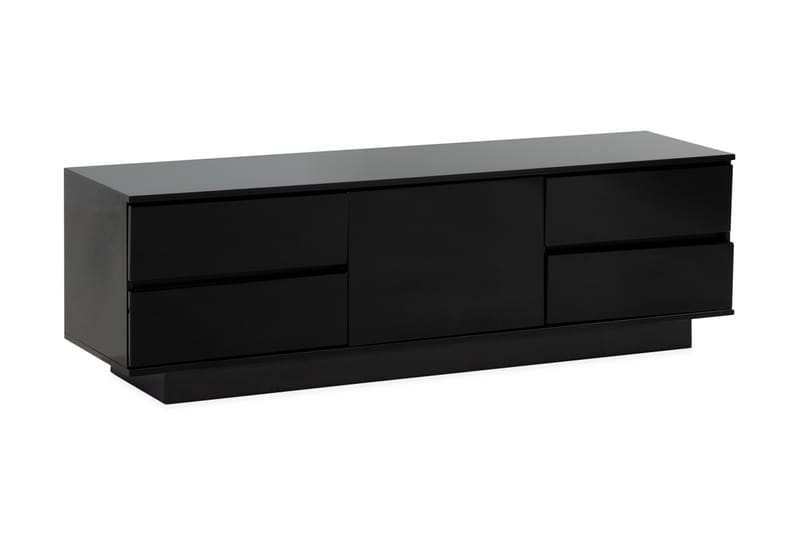 Jugansbo Tv-Bänk 158 cm LED-Belysning - Svart - Möbler - Tv möbel & mediamöbel - TV bänk & mediabänk