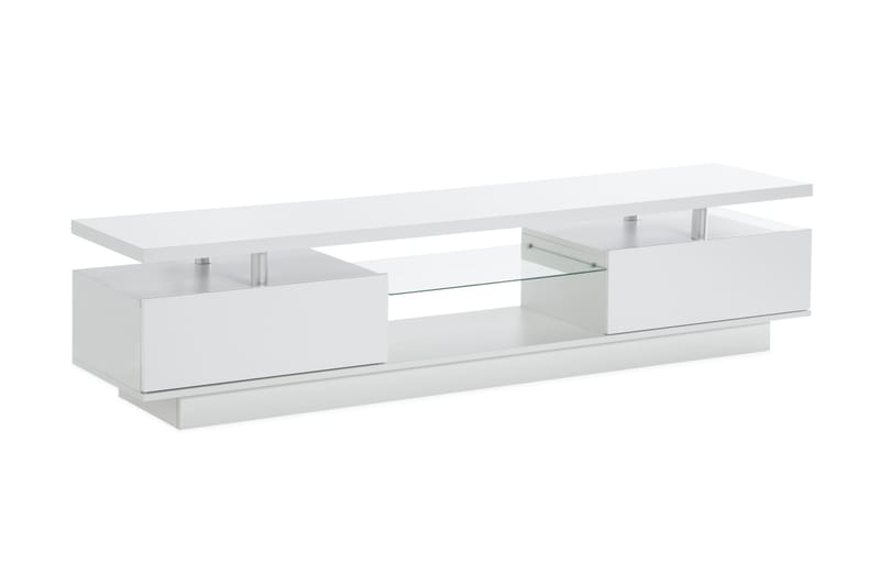 Jugansbo Tv-Bänk 180 cm 2 Hyllor LED-Belysning - Vit - Möbler - Bord & matgrupper - Matgrupper