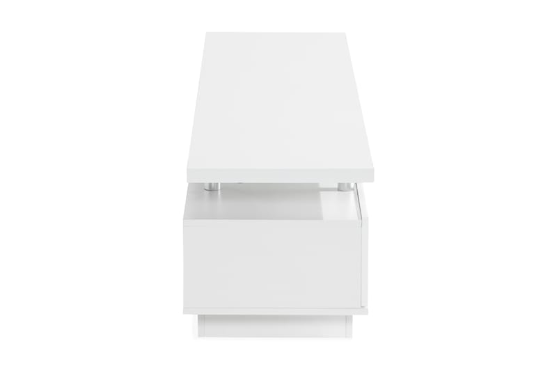 Jugansbo Tv-Bänk 180 cm 2 Hyllor LED-Belysning - Vit - Möbler - Tv-möbler & mediamöbler - TV-bänk & mediabänk