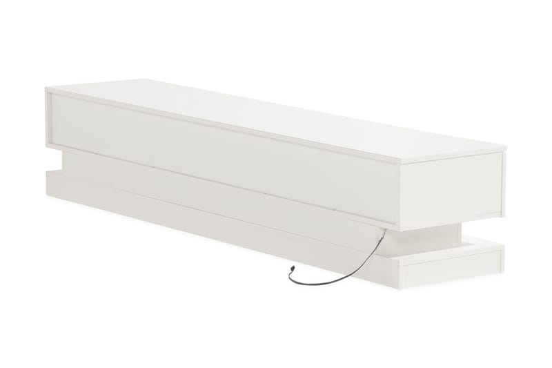 Jugansbo Tv-Bänk 180 cm LED-Belysning - Vit - Möbler - Tv möbel & mediamöbel - TV bänk & mediabänk
