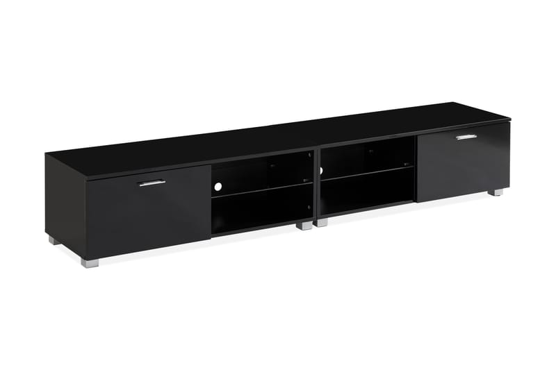 Jugansbo Tv-Bänk 200 cm LED-Belysning - Svart - Möbler - Tv möbel & mediamöbel - TV bänk & mediabänk