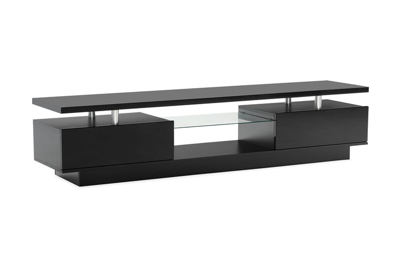 Jugansbo Tv-bänk 40 cm med LED Belysning - Svart - Textil & mattor - Mattor - Modern matta - Viskosmatta & konstsilkesmatta