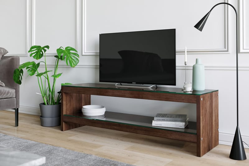 Malmby TV-bänk 140 cm - Brun - Möbler - Tv möbel & mediamöbel - TV bänk & mediabänk