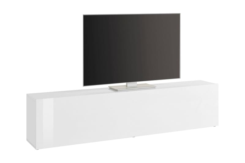 Maruskia Tv-bänk 180 cm Dörr - Vit Högglans - Möbler - Tv möbel & mediamöbel - TV bänk & mediabänk