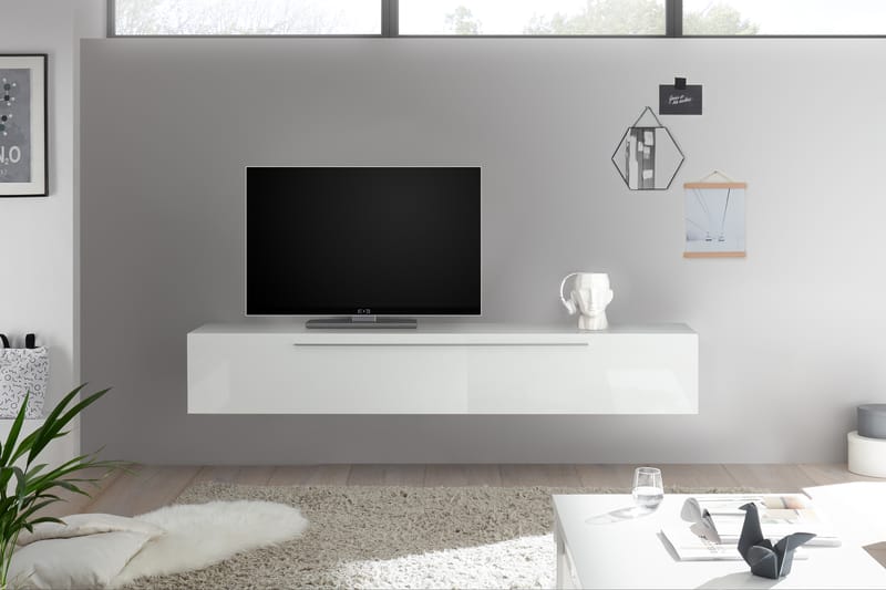 Primo TV-bänk 210 cm - Vit - Möbler - Bord & matgrupper - Soffbord