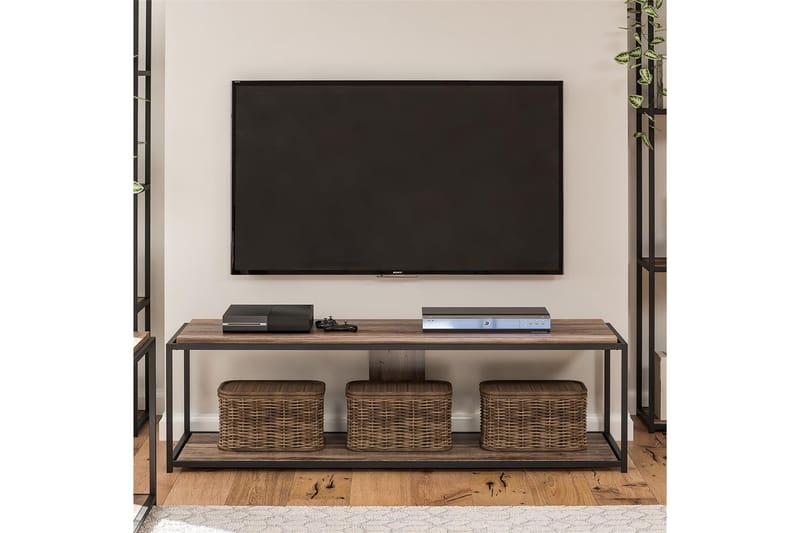 Quincy Tv-bänk 152,2x51,9 cm Mörkbrun - Queer Eye - Möbler - Tv möbel & mediamöbel - TV bänk & mediabänk