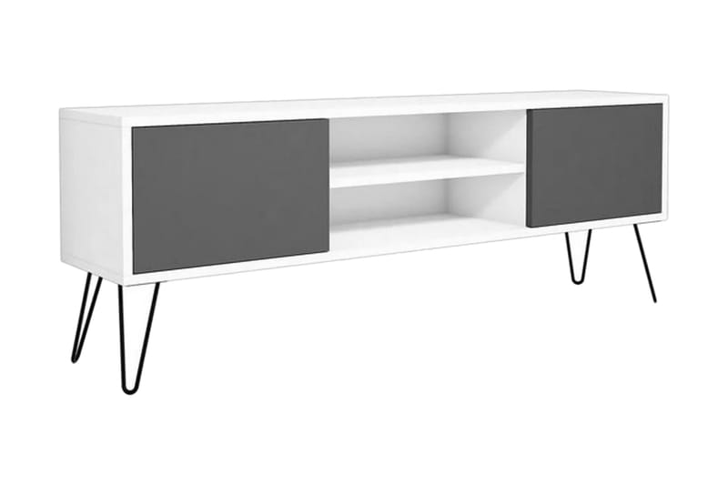 Rinorea Tv-bänk 140x50 cm - Vit - Möbler - Tv möbel & mediamöbel - TV bänk & mediabänk