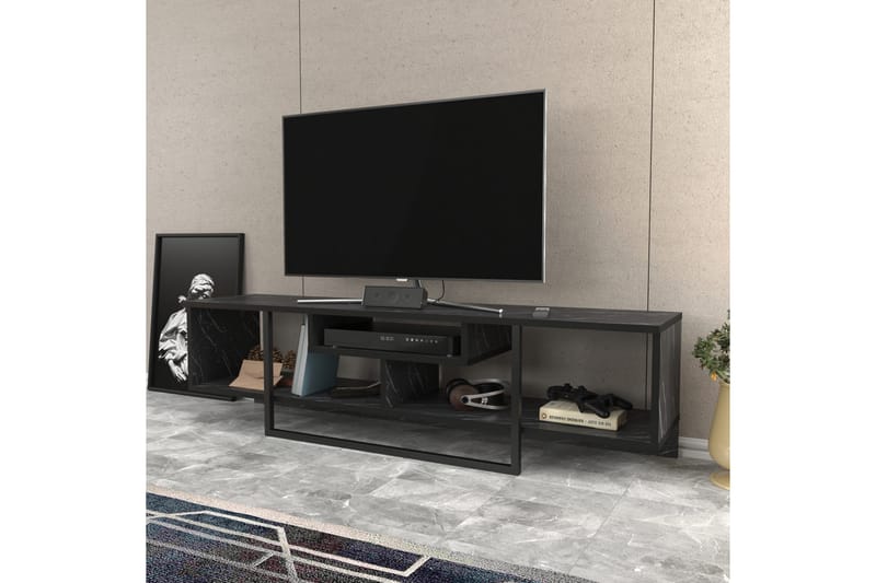 Rinorea Tv-bänk 150x40 cm - Svart - Möbler - Tv möbel & mediamöbel - TV bänk & mediabänk