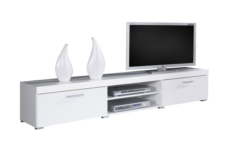 Samba TV-bänk 200x45x39 cm - Vit - Möbler - Tv möbel & mediamöbel - TV bänk & mediabänk