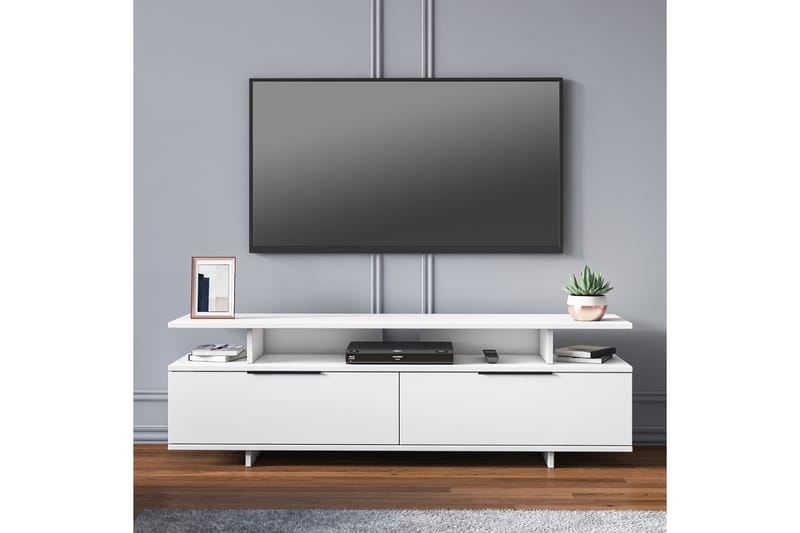 Sanjati Tv-bänk 150 cm - Vit - Möbler - Tv möbel & mediamöbel - TV bänk & mediabänk