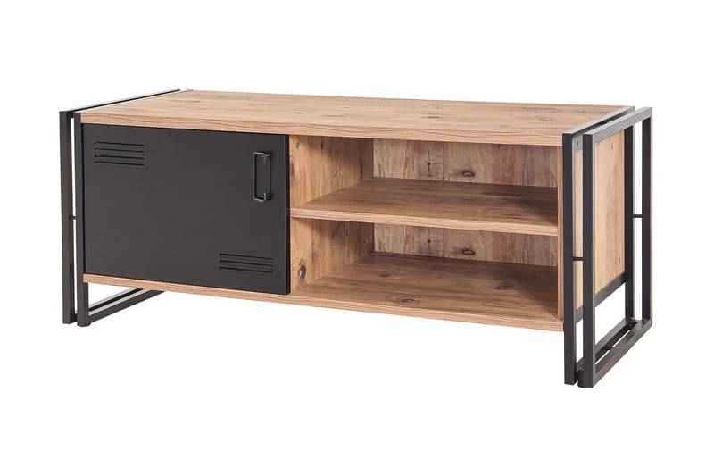 Sapphira Tv-bänk 130 cm - Trä/Svart - Möbler - Tv möbel & mediamöbel - TV bänk & mediabänk