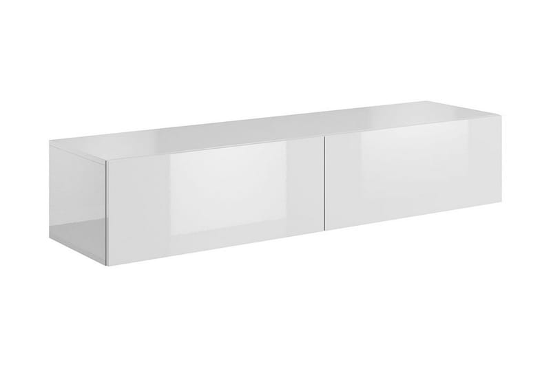 Slide TV-bänk 150x40x30 cm - Beige/Vit - Möbler - Tv möbel & mediamöbel - TV bänk & mediabänk