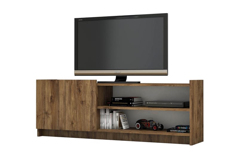 Solemne Tv-bänk 142 cm - Mörkbrun - Möbler - Tv möbel & mediamöbel - TV bänk & mediabänk