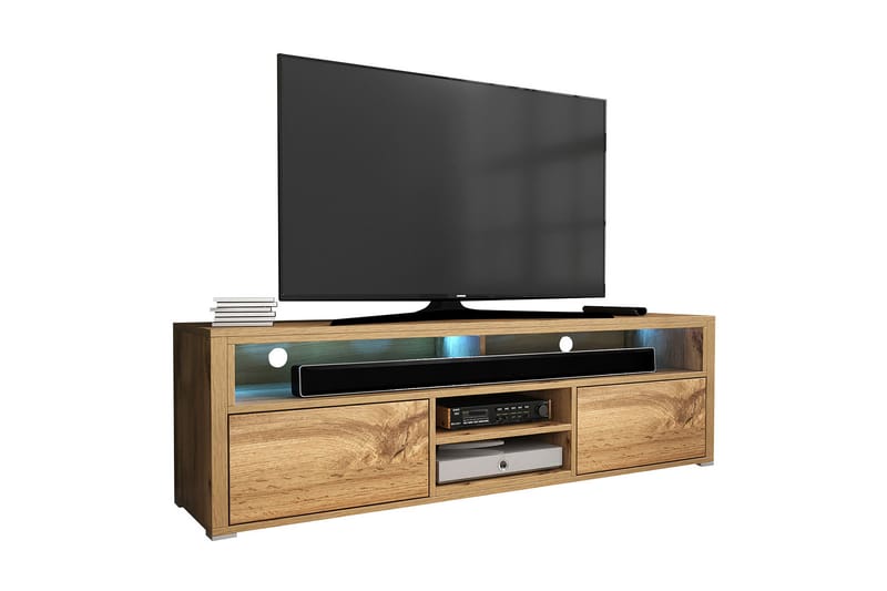 TV-bänk 137 cm - Ek - Möbler - Tv möbel & mediamöbel - TV bänk & mediabänk