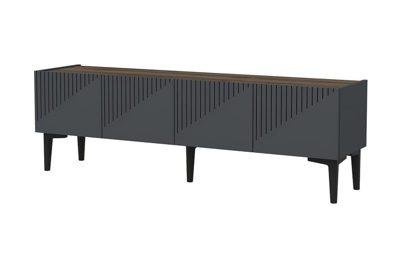 Tv-bänk 154 cm - Antracit/Valnöt - Möbler - Bord & matgrupper - Soffbord