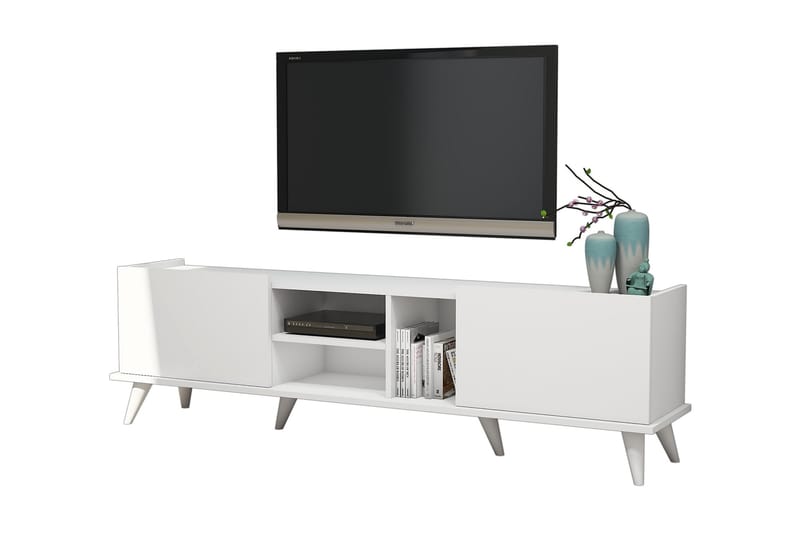 Tv-bänk 180 cm - Vit - Möbler - Tv-möbler & mediamöbler - TV-bänk & mediabänk