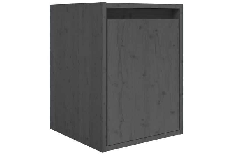 Tv-bänk 6 st grå massiv furu - Grå - Möbler - Tv möbel & mediamöbel - TV bänk & mediabänk