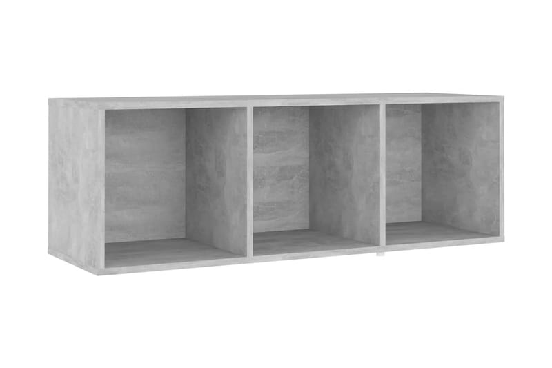 TV-bänk betonggrå 107x35x37 cm spånskiva - Grå - Möbler - Tv-möbler & mediamöbler - TV-bänk & mediabänk