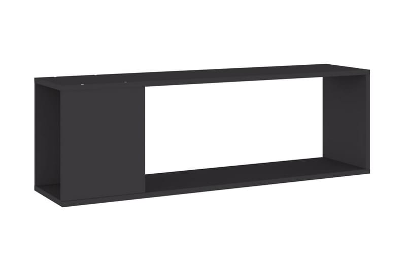 TV-bänk grå 100x24x32 cm spånskiva - Grå - Möbler - Tv-möbler & mediamöbler - TV-bänk & mediabänk