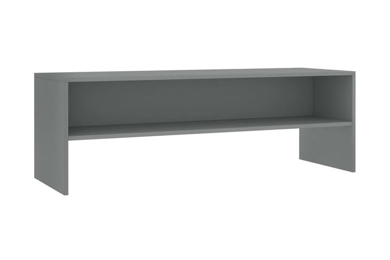 TV-bänk grå 120x40x40 cm spånskiva - Grå - Möbler - Tv-möbler & mediamöbler - TV-bänk & mediabänk