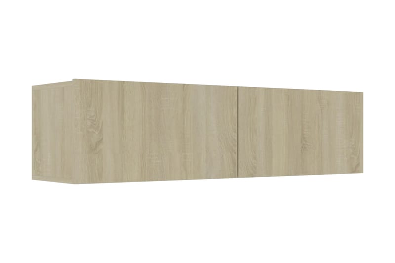 TV-bänk sonoma-ek 120x30x30 cm spånskiva - Brun - Möbler - Bord & matgrupper - Soffbord