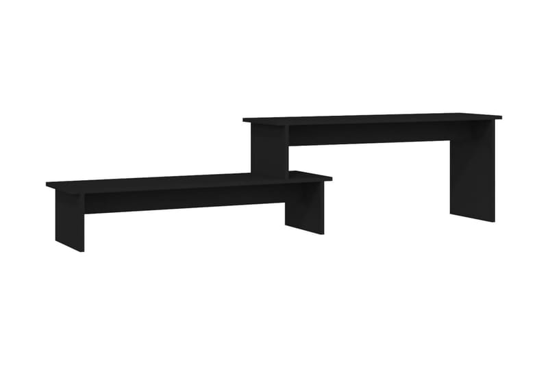 TV-bänk svart 180x30x43 cm spånskiva - Svart - Möbler - Tv-möbler & mediamöbler - TV-bänk & mediabänk