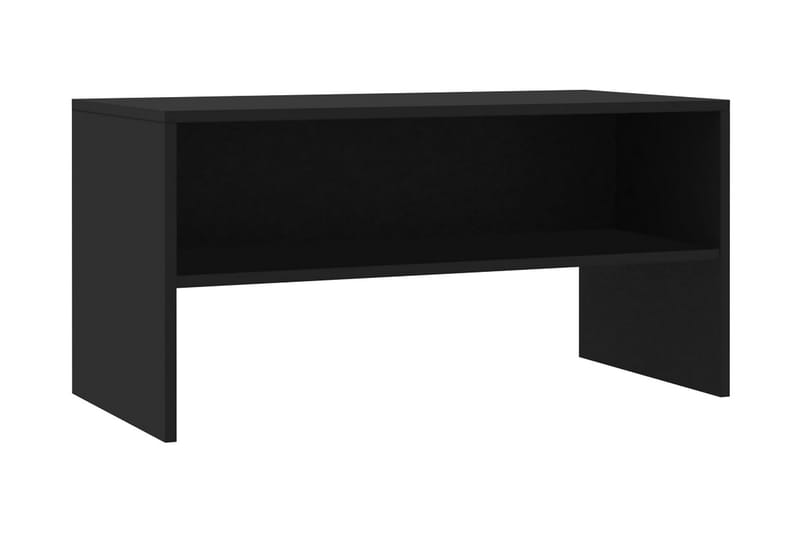 TV-bänk svart 80x40x40 cm spånskiva - Svart - Möbler - Tv-möbler & mediamöbler - TV-bänk & mediabänk