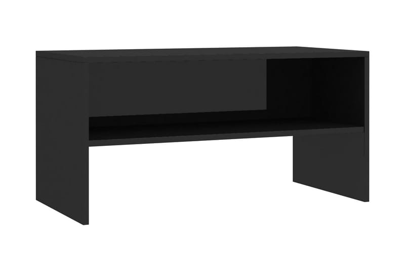 TV-bänk svart högglans 80x40x40 cm spånskiva - Svart - Möbler - Tv-möbler & mediamöbler - TV-bänk & mediabänk