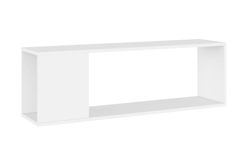 TV-bänk vit 100x24x32 cm spånskiva - Vit - Möbler - Tv möbel & mediamöbel - TV bänk & mediabänk