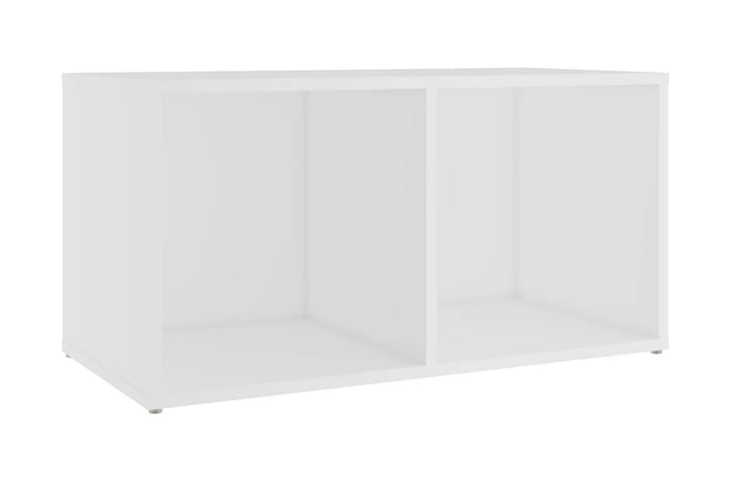 TV-bänk vit 72x35x36,5 cm spånskiva - Vit - Möbler - Tv möbel & mediamöbel - TV bänk & mediabänk